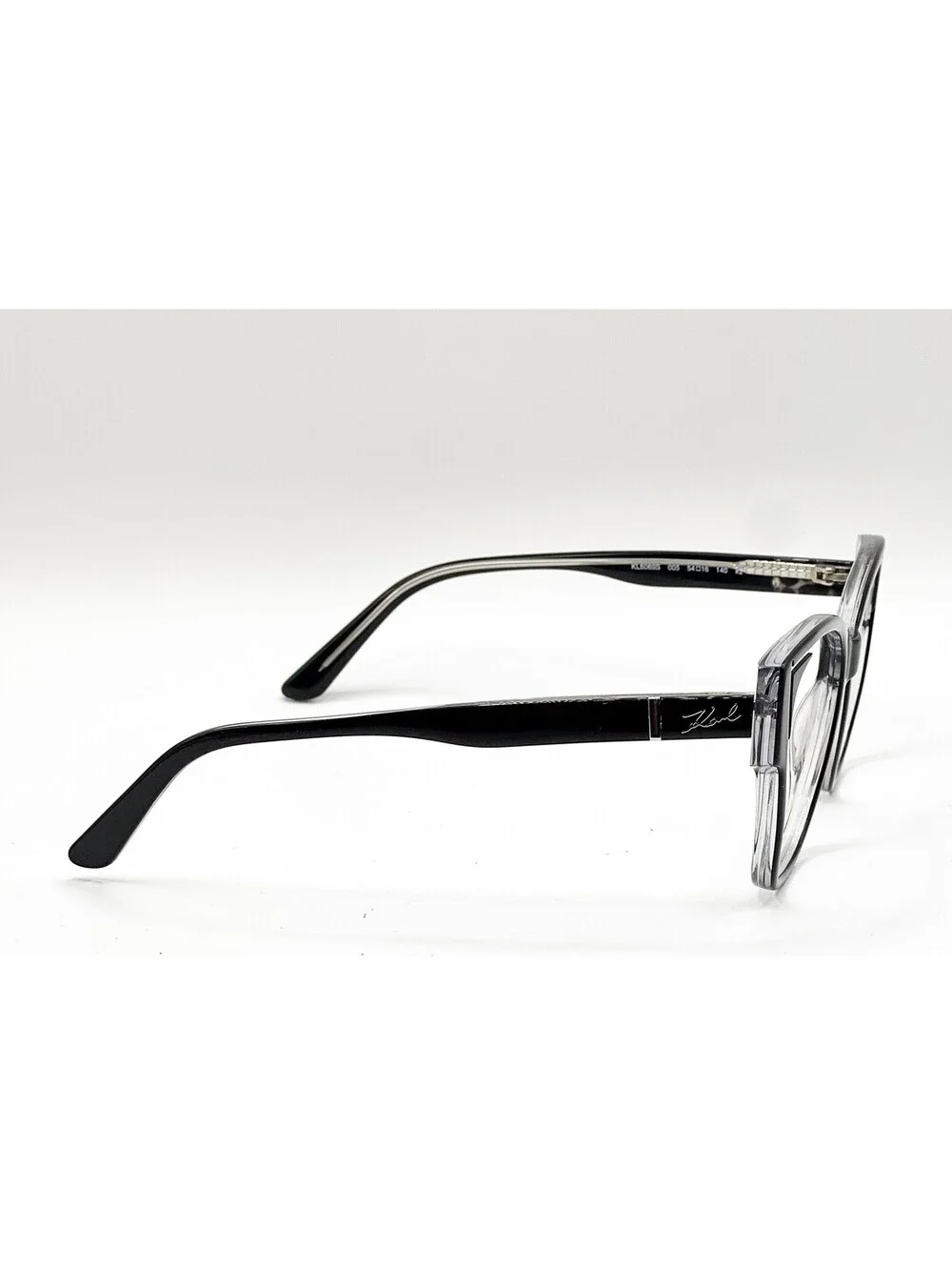 Karl Lagerfeld KL6069S 005 Black Crystal Cat Eye Authentic Eyeglass Frames 54-16